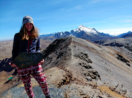 Op 5435 meter hoogte in Bolivia – Chacaltaya